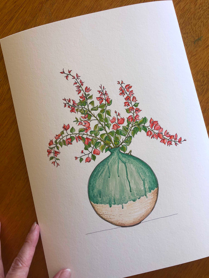 Bougainvillea Bowl Print